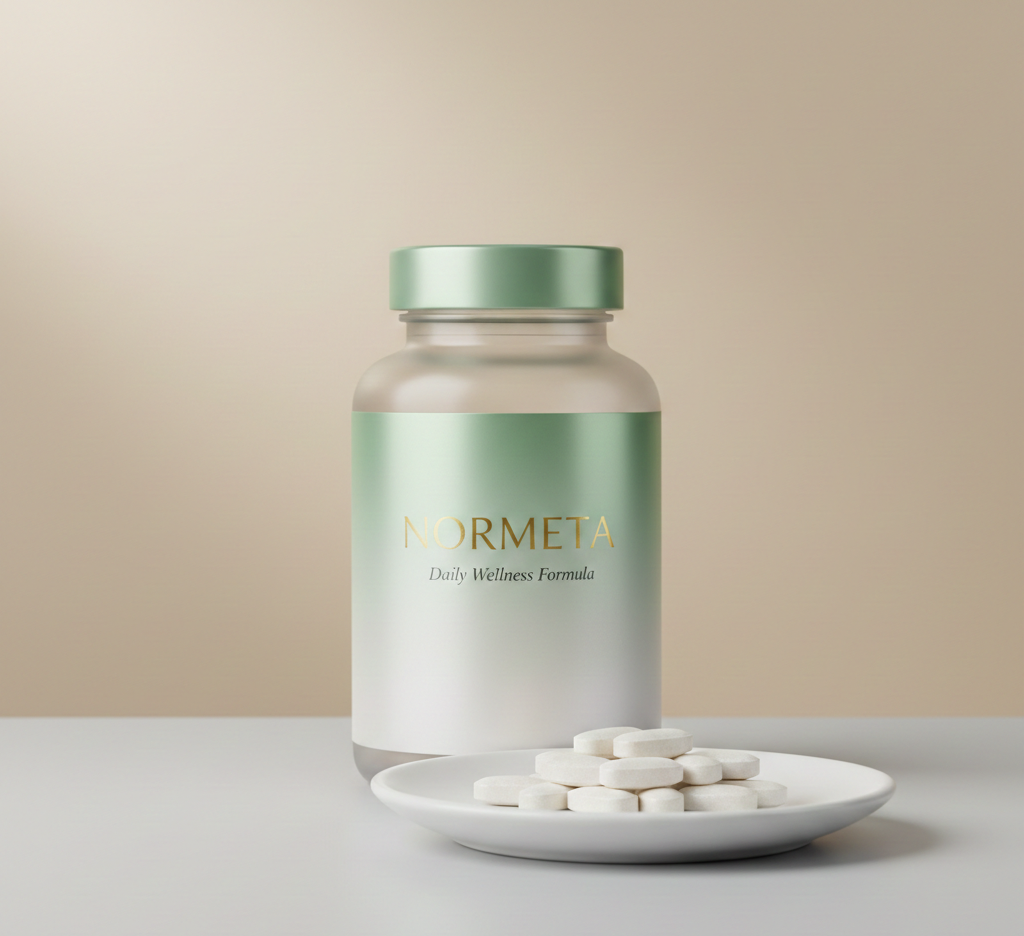 Normeta Nahrungsergänzungsmittel — Verpackung mit 60 Kapseln